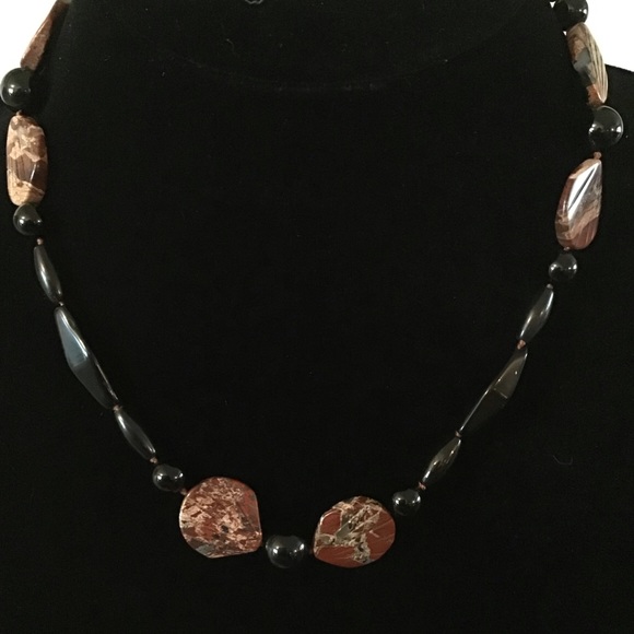 Handcrafted Black Onyx Necklace NWT - Picture 5 of 10